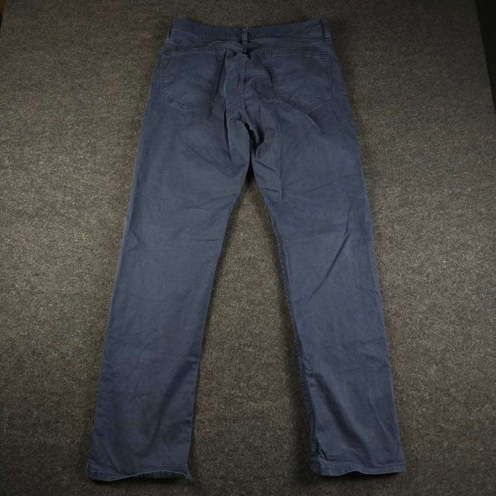 Flint & Tinder Straight Fit 365 Pants Navy Blue Cotton Stretch Chino Men's 34x32 - Picture 5 of 16